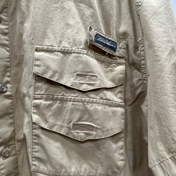 Eddie Bauer Comfort Shirt Outdoor Hiking Fishing Vented Yolk Mens Size 2XL - Picture 5 of 9